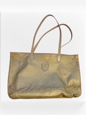 Yves Saint Laurent (YSL) Tan Vintage Tote/Travel Bag